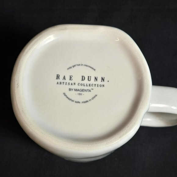 Rae Dunn PUMPKIN SPICE Heart Coffee Mug Orange Inside Thanksgiving Farmhouse - Picture 7 of 8